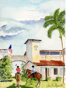  Print of "The Polo Players of the National Polo Center"