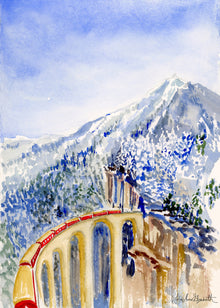  Print of "The Glacier Express"