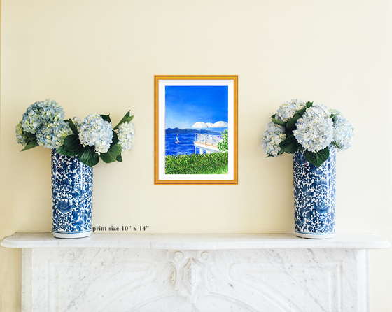 Print of "Vive la Cannes"