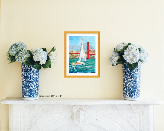 Print of "San Francisco"