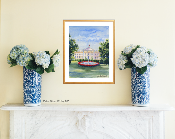 Print of "The White House"
