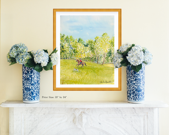 Print of "Springtime Glee in the Hills"