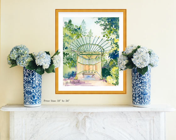 Print of "Next Stop: Paris!"
