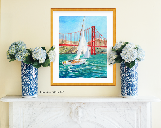 Print of "San Francisco"