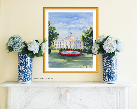Print of "The White House"