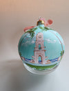 The Clocktower Hand Painted Glass Ornament