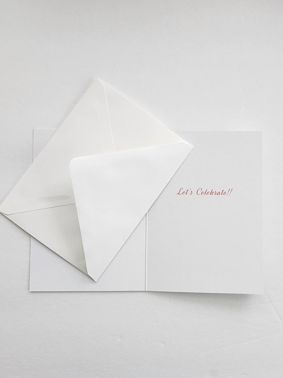 Single Occasion Card Champagne Toast