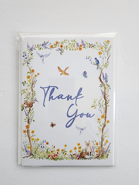 Single Thank You Card