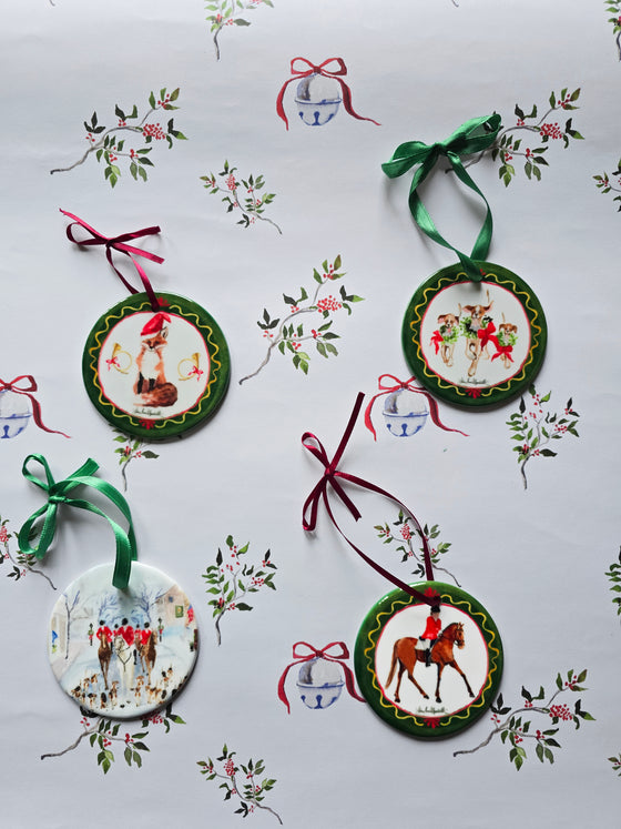 Hunt Country Christmas Characters Ornaments The Rider