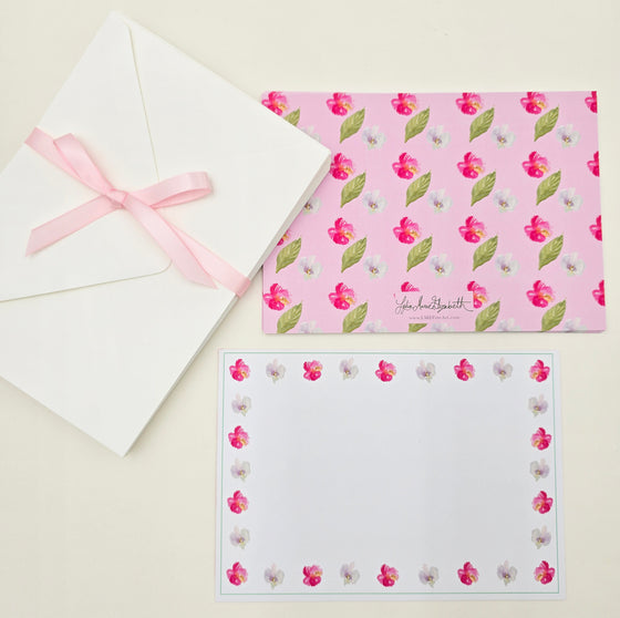 Tropical Hibiscus Notecard Set