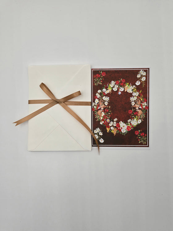 The Hunt Wreath Holiday Card Set