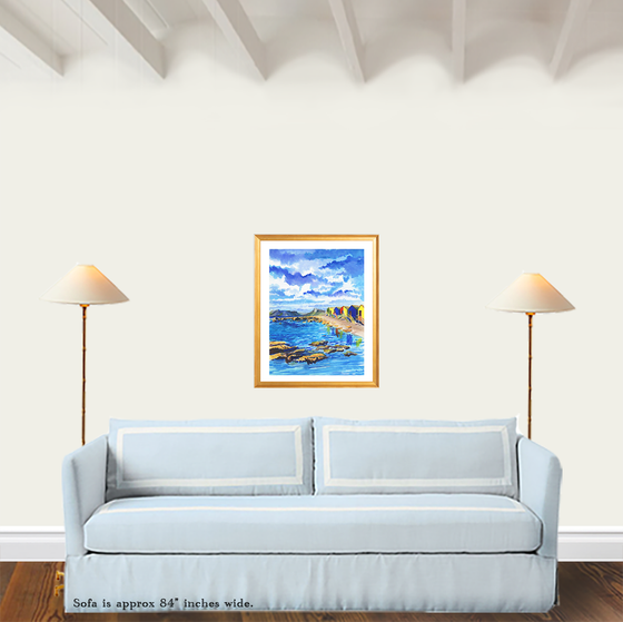Print of "Saint James Beach at Cape Town"