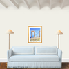Print of "The Ruins in Rhodes"