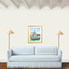 Print of "Boats in Venice"