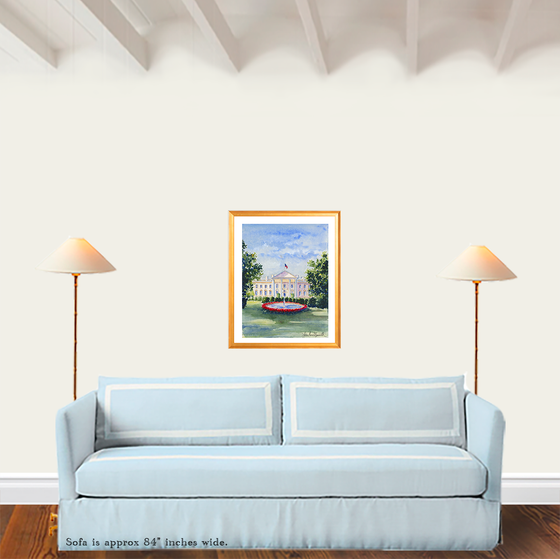 Print of "The White House"