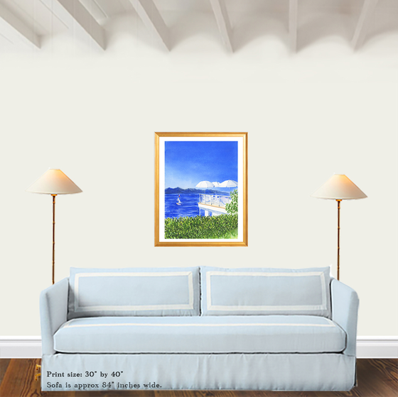 Print of "Vive la Cannes"
