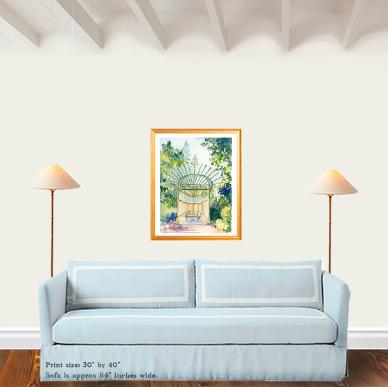 Print of "Next Stop: Paris!"