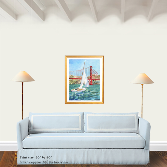 Print of "San Francisco"