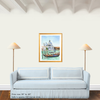 Print of "Boats in Venice"