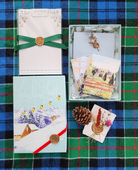 Abroad Holiday Bundle (Notepad and Stationery Set)