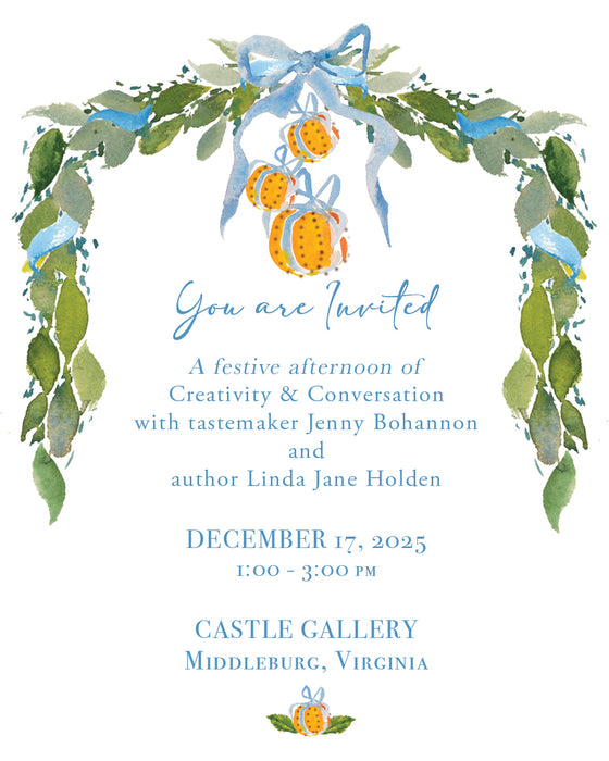 A Festive Afternoon of Conversation & Creativity