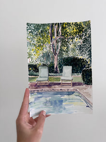 The Baker House Pool Chairs