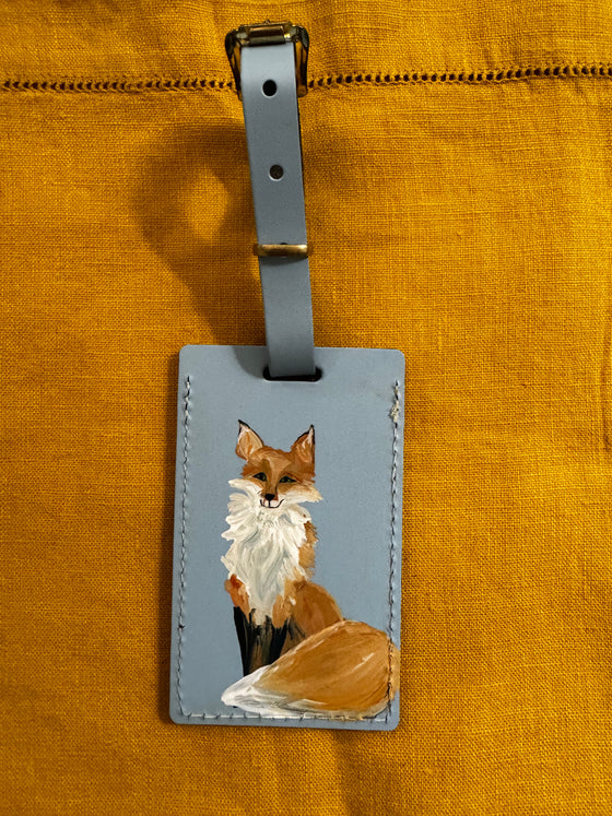 Fox luggage tag shop