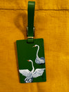 White Heron Luggage Tag