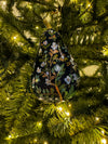 December Magnolia Hand Painted Ceramic Ornament