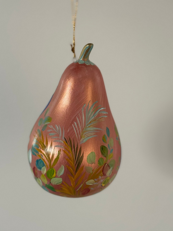 Two Toucans Hand Painted Ceramic Ornament