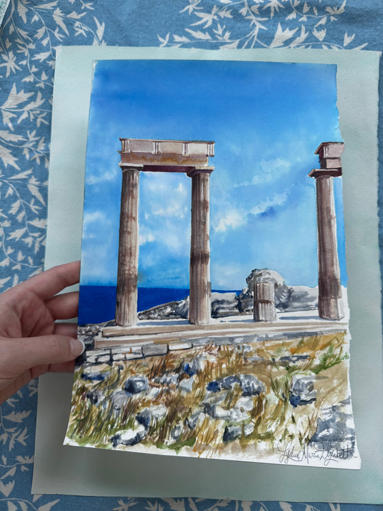 The Ruins in Rhodes