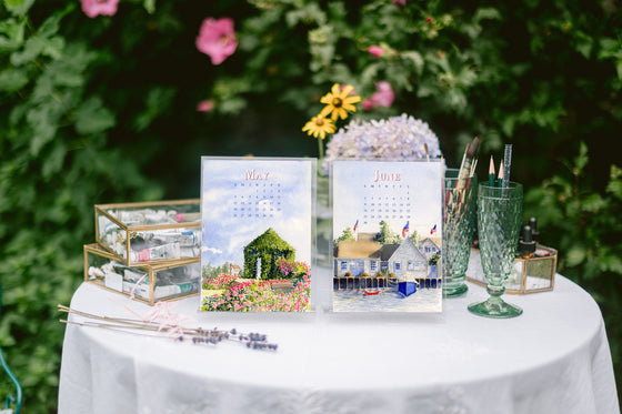 New England 2024 Desk Calendar