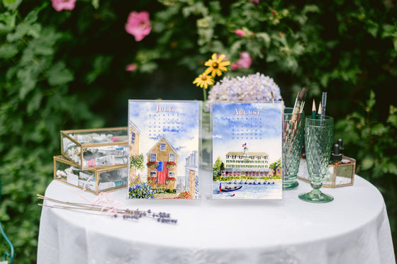 New England 2024 Desk Calendar