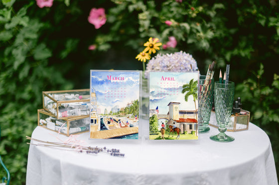 Palm Beach 2024 Desk Calendar