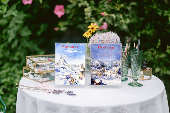 Switzerland 2024 Desk Calendar