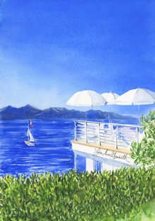  Print of "Vive la Cannes"