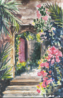  Floral Door