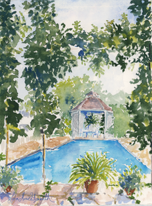  At Oak Spring Poolside