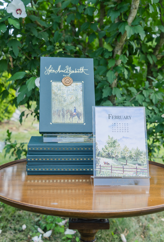 Hunt Country 2026 Desk Calendar Box - Lt. 10th Anniversary Edition