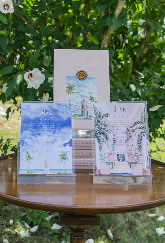 Palm Beach 2026 Desk Calendar Box - Ltd. 10th Anniversary Edition