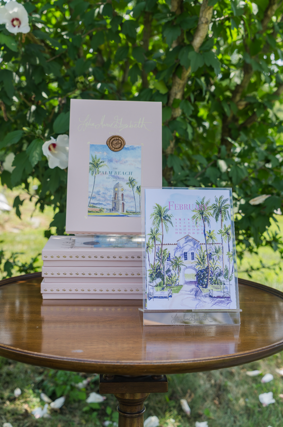 Palm Beach 2026 Desk Calendar Box - Ltd. 10th Anniversary Edition