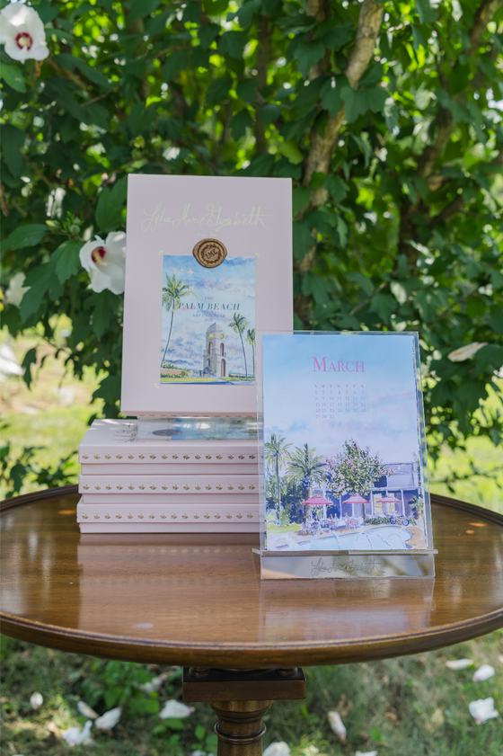 Palm Beach 2026 Desk Calendar Box - Ltd. 10th Anniversary Edition