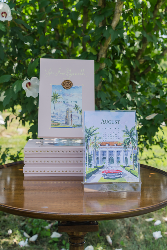 Palm Beach 2026 Desk Calendar Box - Ltd. 10th Anniversary Edition