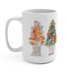  Colonial Topiaries 15 oz Mug