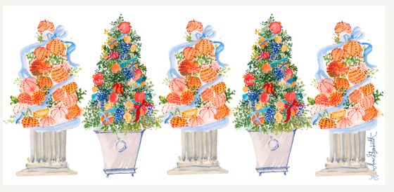 Colonial Topiaries 15 oz Mug