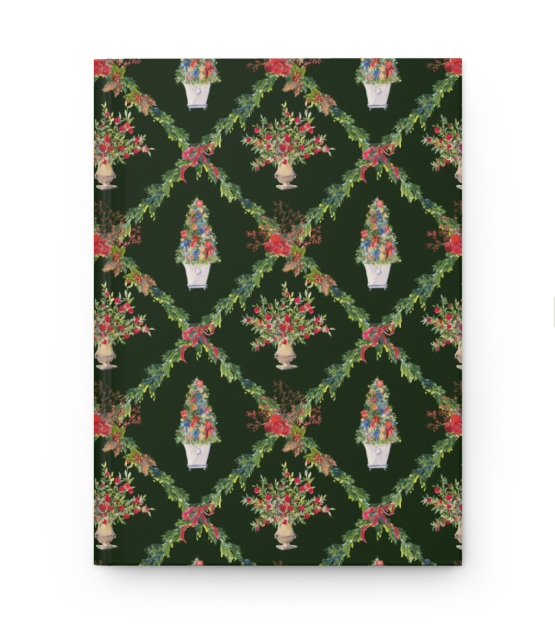 Topiaries in Green Hard Cover Journal