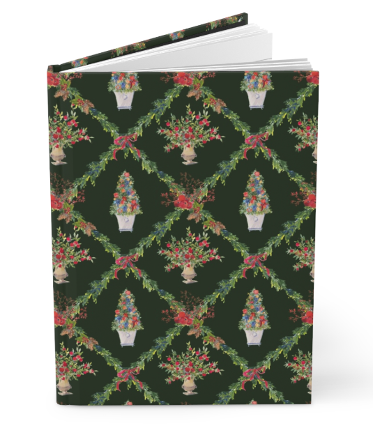 Topiaries in Green Hard Cover Journal