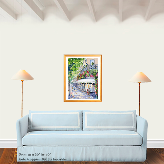 Print of “Café Flore”