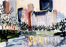  Print of "Sketch of Plaza"