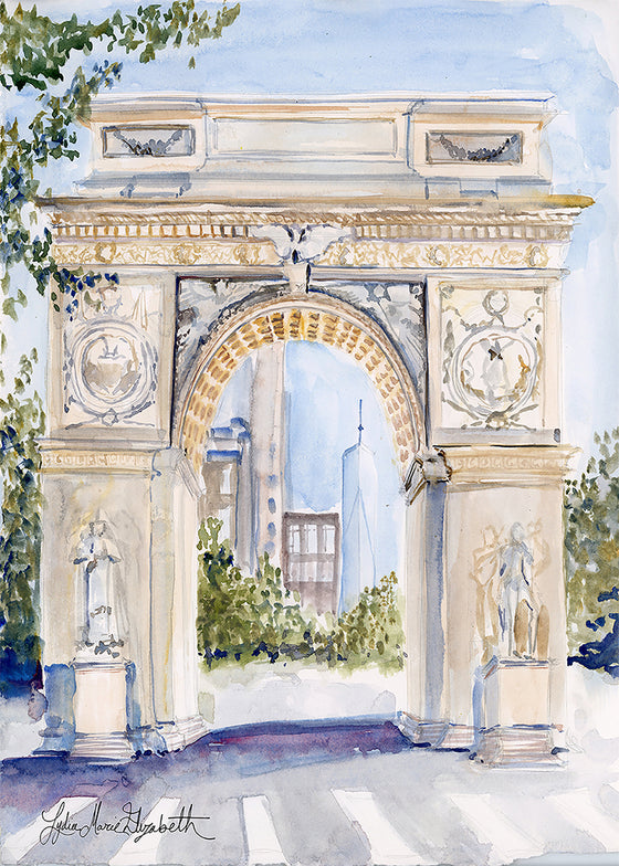 Print of “Washington Square Arch”